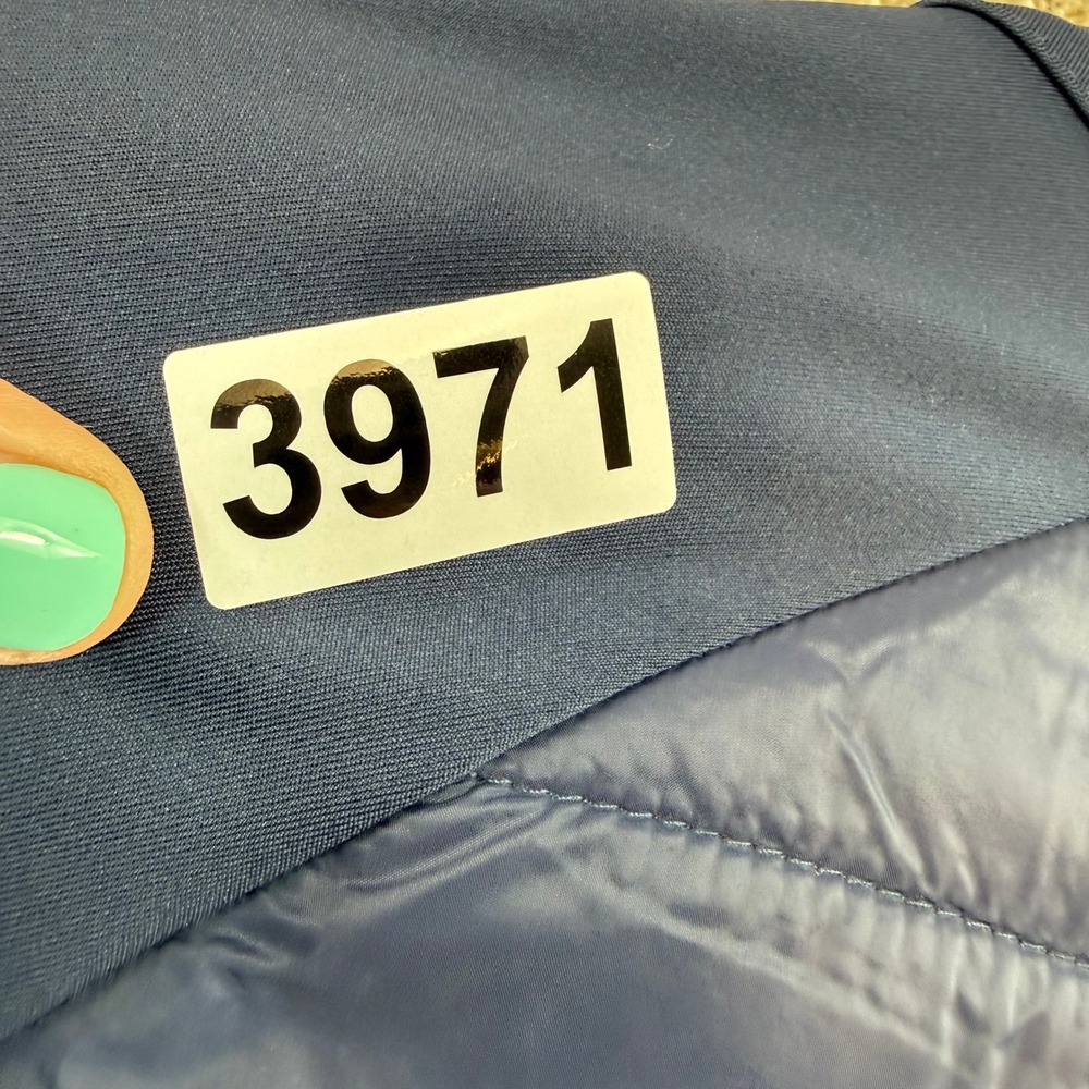 Refined Matter Men's Fresh Thyme Hybrid Quilted Jacket M Navy Blue Workwear - Picture 12 of 12